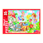 Пазлы " Рыжий кот " Макси. 35элементов Феи малышки 30*21,5см, картонная упаковка 28,5*19*3,5см