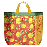 Сумка ПП многоразовая " Интерпак " с петлевой ручкой, 50*40см 160мкм Лимоны