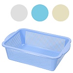 Корзина для хранения мелочей " Милих " 270*190*85мм, прямоугольная, пластиковая, ассорти (без возможности выбора цвета)