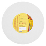 Холст " Сонет " d=30см на картоне, круглый, хлопок, среднезернистый, грунтованный