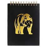 Блокнот с пластиковой обложкой МАЛЫЙ ФОРМАТ А6+ спираль сверху на резинке 100л " Эксмо " Hello! No 1, клетка, скругленные углы