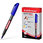 Маркер для CD/DVD " Erich Krause " FP-50 синий 0,6мм пулевидный наконечник перманентный