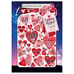 Наклейка " Мир поздравлений " 503 Сделано с любовью, 233*330мм, пвх