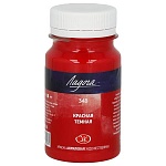 Краска акриловая " Ладога " 100мл красная темная