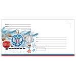 Конверт " Мир открыток " 9-10 Евро- Новогодний- РФ- Новогодние шары, 144*199мм