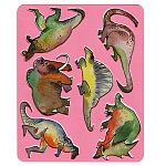 Трафарет-раскраска " Луч " 165*205мм, Динозавры