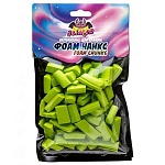 Наполнитель для слайма " Волшебный мир " фоам чанкс- ярко-зеленый, кусочки губчатого вспененного фоам чанкс так приятно пружинят на ощупь в слаймах