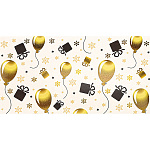 Конверт для денег " Миленд " Dream Cards Без названия- Золотистые шарики, 164*85мм, холодная фольга, твин-лак, без текста