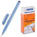 Ручка капиллярная (линер) " Centropen " Document 0,5мм черная