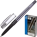 Ручка шариковая " Pilot " Super Grip G" черная 0,7мм, толщина письма 0,22мм, резиновый держатель, чернила на масляной основе, прозрачный корпус, картонная упаковка