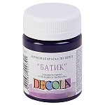 Акрил шелк/батик " Decola " 50мл фиолетовая