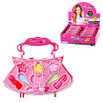 Набор детской косметики " Mazari " Сумочка, тени для век, спонж, помада, картонный блистер