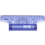 Линейка-рейсшина " Стамм " 15см пластиковый ролик
