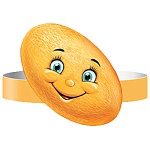 Головной убор " Империя поздравлений " 450 Дыня, без отделки