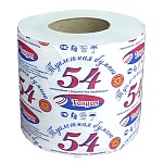 Бумага туалетная 1-слойная " Тандем " 1 рулон со втулкой, 30м, серая, вторичная целлюлоза, без перфорации, h=90мм