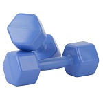 Гантели " Совтехстром " 1,1кг пластиковые, пустые, 2шт, 23*9,2см