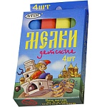 Мел цветной 4шт " Алгем "