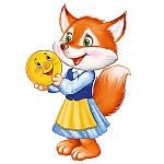 Плакат фигурный " Империя поздравлений " 933 А3 Лиса с колобком