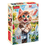 Пазлы " Hatber "  30элементов Maxi Счастливый котик 29*21см, картонная упаковка