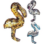 Брелок с пайетками " Фламинго " 10*19см, ассорти, пакет