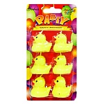 Набор свечей для торта  " Утята " 6шт, 3*3,5*3см, картонный блистер 18*9,5*3см, европодвес