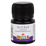 Краска акриловая " Decola " 20мл матовая черная