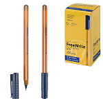 Ручка шариковая " Bruno Visconti " FreeWrite Summer, синяя 0,7мм, цвет корпуса оранжевый, одноразовая, картонная упаковка