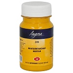 Краска акриловая " Ладога " 100мл неаполитанская желтая