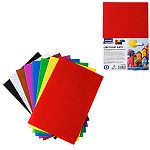 Фетр цветной " Mazari " А4 8л 8цв 1мм Ассорти, мягкий, пластиковый пакет, европодвес