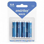 Батарейка " Smartbuy " Maxx LR6/4B алкалиновая, блистер