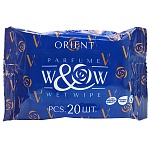 Салфетки влажные  20шт " Well&Wet " Blue ocean