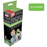 Опыты " Lori " Волшебный лизун Зеленый, в наборе - раствор поливинилового спирта с красителем и ароматизатором, раствор тетрабората натрия и глицерина, пластиковая емкость, палочка для размешивания, перчатки, инструкция