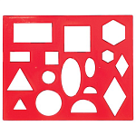 Трафарет " Луч " 165*205мм, Геометрические фигуры №1