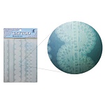 Флэш тату 15*25см, Белое кружево, индивидуальная упаковка, европодвес