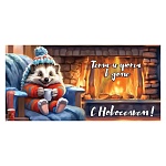 Конверт для денег " Праздник " 410 Тепла и уюта в доме. С Новосельем! 168*84мм, глянцевый УФ-лак, текст