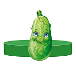 Ободок для волос " Империя поздравлений " Огурец, 3D, 179*83мм, без отделки