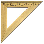 Треугольник деревянный 45*180мм со штрих-кодом
