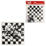 Игра настольная " Русский стиль " Шахматы , состав: картонное игровое поле 21*21см, пластиковые фигуры - 32шт, пакет