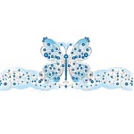 Головной убор " Империя поздравлений " 475 Голубая бабочка