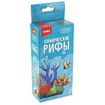 Опыты " Lori " Химические рифы, в наборе: химические реактивы, пипетка, пластиковая ёмкость,перчатки,инструкция