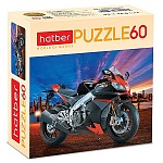 Пазлы " Hatber "  60элементов MotorBike 16,5*23см, картонная упаковка