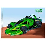 Альбом А4 20л спираль " Эксмо " Turbo, обложка - мелованный картон, блок-офсет 110г/м2