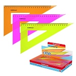 Треугольник " Erich Krause " Neon, 60*/22см пластиковый, ассорти, дисплей