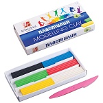 Пластилин " Луч " Классика 6цв 120г со стеком, картонная упаковка