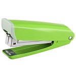 Степлер №24/6 на 20л " KW-trio " Twist Half-Strip 50скоб металлический, встроенный антистеплер, один режим скрепления скоб, глубина закладки бумаги 60мм, металлический механизм подачи скоб, зеленый, картонная упаковка