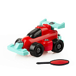 Автомобиль-конструктор " Совтехстром " Суперкар Макс 20,5*11*9см, 25 деталей, отвертка, в сетке