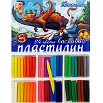 Пластилин " Луч " Фантазия 24цв 420г восковой, мягкий, со стеком, картонная упаковка
