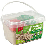 Радужный песок " Lori " 700г песок бесцветный, формочки- 2шт