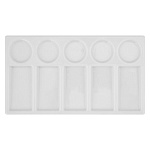 Палитра " Сонет " прямоугольная 19*9,7см 10ячеек, имитация керамики