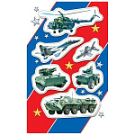 Наклейка " Мир открыток " 0-11 А6 Военная техника